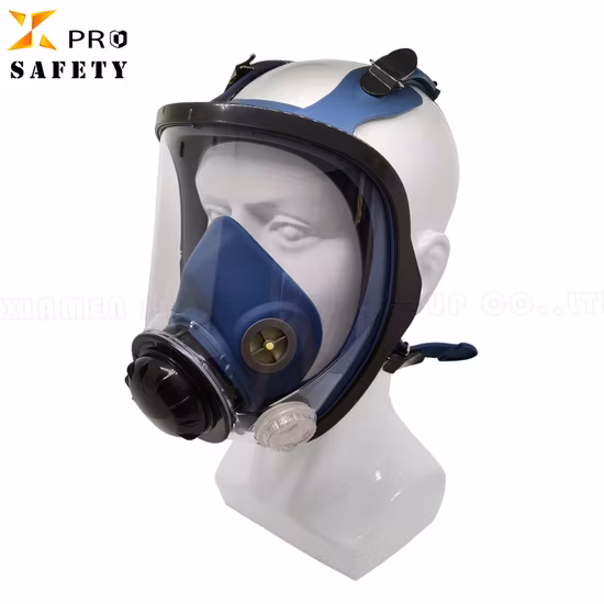 Full Face Dustproof Gas Mask Glasses Reusable Respirator Filter Activated Filter Carbon Mask