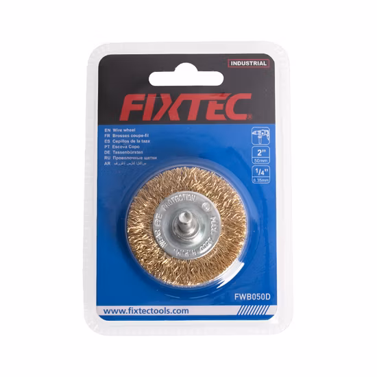 Развернутая металлическая проволочная щетка Fixtec Инструменты из углеродистой стали Аксессуары для электроинструментов
